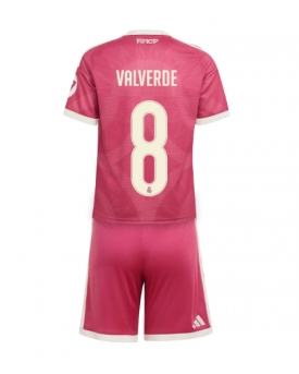 Real Madrid Federico Valverde #8 Maglia Gara Terza Repliche 2026-27 Bambino Maniche Corte Real Madrid Federico Valverde #8 Maglia Gara Terza Repliche 2026-27 Bambino Maniche Corte